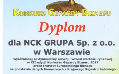 NCK GRUPA Gepard Biznesu 2017